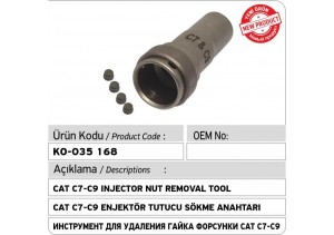 CAT C7-C9  Enjektör Tutucu Sökme Anahtarı 